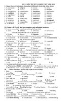 ÔN LUYÊN THI TỐT NGHIỆP THPT NĂM 2011 potx