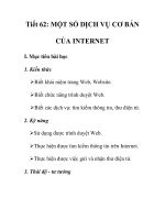 Giáo án tin hoc 10_Tiết 62 ppsx