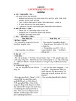 Giáo án lớp 5 môn LỊCH SỬ: CÁCH MẠNG MÙA THU ppsx