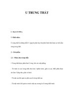 U TRUNG THẤT ppsx