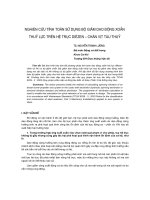 Báo cáo khoa học: 