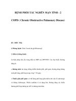 BỆNH PHỔI TẮC NGHẼN MẠN TÍNH - 2 COPD ( Chronic Obsttructive Pulmonary Disease) pdf