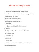 Giáo án Sinh học lớp 6 : Tên bài dạy : Sinh sản sinh dưỡng do người pot