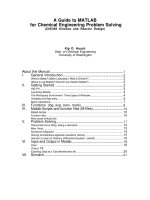 A Guide to MATLAB for Chemical Engineering Problem Solving phần 1 docx