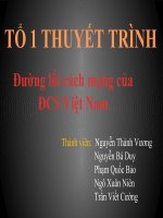 nhom 1 thuyet trinh dang cong san doc