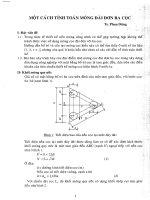 Một cách tính toán móng đài đơn ba cọc ppsx