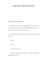 CHẨN ĐOÁN SIÊU ÂM GAN MẬT doc