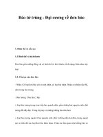 Bào tử trùng - Đại cương về đơn bào docx