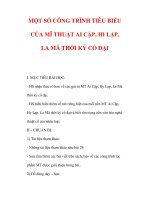 Giáo án Mỹ thuật lớp 6 : Tên bài dạy : MỘT SỐ CÔNG TRÌNH TIÊU BIỂU CỦA MĨ THUẬT AI CẬP, HI LẠP, LA MÃ THỜI KỲ CỔ ĐẠI docx
