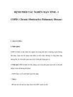 BỆNH PHỔI TẮC NGHẼN MẠN TÍNH - 1 COPD ( Chronic Obsttructive Pulmonary Disease) pot