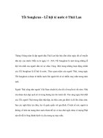 Tết Songkran - Lễ hội té nước ở Thái Lan ppsx