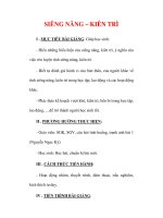 Giáo án Giáo dục công dân lớp 6 : Tên bài dạy : SIÊNG NĂNG – KIÊN TRÌ potx