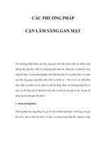 CÁC PHƯƠNG PHÁP CẬN LÂM SÀNG GAN MẬT docx