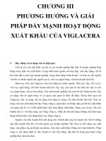 CHƯƠNG III PHƯƠNG HƯỚNG VÀ GIẢI PHÁP ĐẨY MẠNH HOẠT ĐỘNG XUẤT KHẨU CỦA VIGLACERA_P2 doc