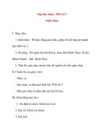 Giáo án lớp 5 môn Âm Nhạc: Tập đọc nhạc: TĐN số 3 potx