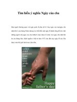 Tìm hiểu ý nghĩa Ngày của cha pps