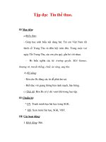 Giáo án Tiếng Việt lớp 3 : Tên bài dạy : Tập đọc Tin thể thao. ppt