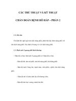 CÁC THỦ THUẬT VÀ KỸ THUẬT CHẨN ĐOÁN BỆNH HÔ HẤP – PHẦN 2 ppsx
