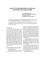 Báo cáo khoa học: 