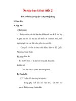 Giáo án Tiếng Việt lớp 3 : Tên bài dạy : Ôn tập học kì hai (tiết 2) pot