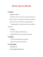 Giáo án Tiếng Việt lớp 3 : Tên bài dạy : Tập đọc Quà của đồng đội. pot