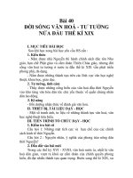 GIÁO ÁN LỊCH SỬ 10_Bài 40 pot