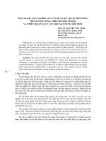 Báo cáo khoa học: 