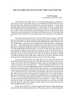 NHÀ Ở XÃ HỘI CHO NGƯỜI CÓ THU NHẬP THẤP Ở ĐÔ THỊ pdf