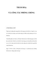THẢM HOẠ VÀ CÔNG TÁC PHÒNG CHỐNG pot