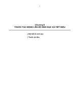 Giáo trình Dược lý đại cương - Chương 9 pot