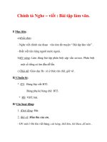 Giáo án Tiếng Việt lớp 3 : Tên bài dạy : Chính tả Nghe – viết : Bài tập làm văn. pdf