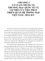 CHƯƠNG I LÝ LUẬN CHUNG VỀ THƯƠNG MẠI QUỐC TẾ VÀ VAI TRÒ CỦA VIỆC PHÁT TRIỂN QUAN HỆ THƠNG MẠI VIỆT NAM - HOA KỲ._P5 pptx