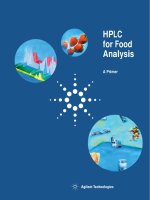 HPLC for Food Analysis phần 1 potx