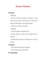 Giáo án Tiếng Việt lớp 3 : Tên bài dạy : Tập đọc Tiếng đàn. ppt