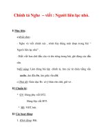 Giáo án Tiếng Việt lớp 3 : Tên bài dạy : Chính tả Nghe – viết : Người liên lạc nhỏ. pdf