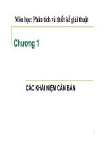 Phân tích và thiết kế và giải thuật - Chương 1 Các khái niệm cơ bản pps