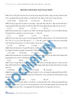 Bài tập phương pháp bảo toàn electron pdf