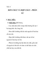 Giáo án hóa học 8_Tiết: 8 ppt