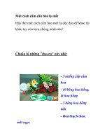 Một cách cắm cầu hoa lạ mắt ppsx