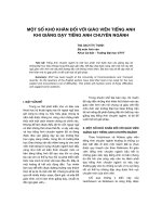 Báo cáo khoa học: 