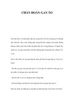 CHẨN ĐOÁN GAN TO potx