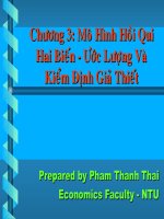 Econometrics-chapter3 pptx