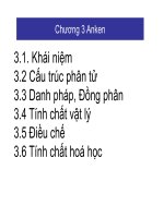 Bài giảng hóa học đại cương - Ankene part 1 pot