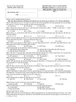 ĐỀ KIỂM TRA VẬT LÝ 12 - ĐỀ 2 pps