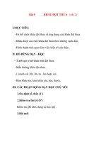 Giáo án lớp 7 môn Công Nghệ: Bài 5 KHÂU ĐỘT THƯA (tiết 2) doc