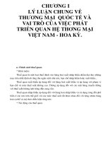 CHƯƠNG I LÝ LUẬN CHUNG VỀ THƯƠNG MẠI QUỐC TẾ VÀ VAI TRÒ CỦA VIỆC PHÁT TRIỂN QUAN HỆ THƠNG MẠI VIỆT NAM - HOA KỲ._P2 docx