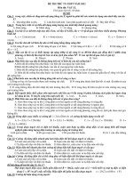 ĐỀ THI THỬ TN THPT NĂM 2011 Môn thi: VẬT LÍ - ĐỀ 005 ppsx