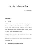 CẤP CỨU CHẾT LÂM SÀNG doc