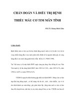 CHẨN ĐOÁN VÀ ĐIỀU TRỊ BỆNH THIẾU MÁU CƠ TIM MÃN TÍNH pps