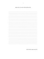 thực trạng công tác tổ chức hạch toán kế toán tại công ty cổ phần khách sạn nha trang